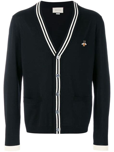 gucci cardigan bee|More.